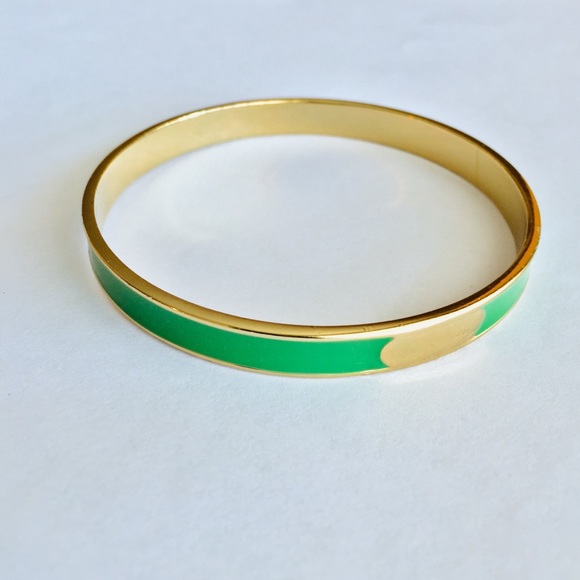 Vera Bradley Jewelry - Vera Bradley Signature Kelly Green & Gold Bracelet